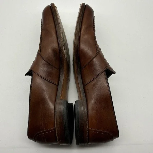 Allen Edmonds Randolph Bench Welt Penny Loafers- Size 12 2A Brown